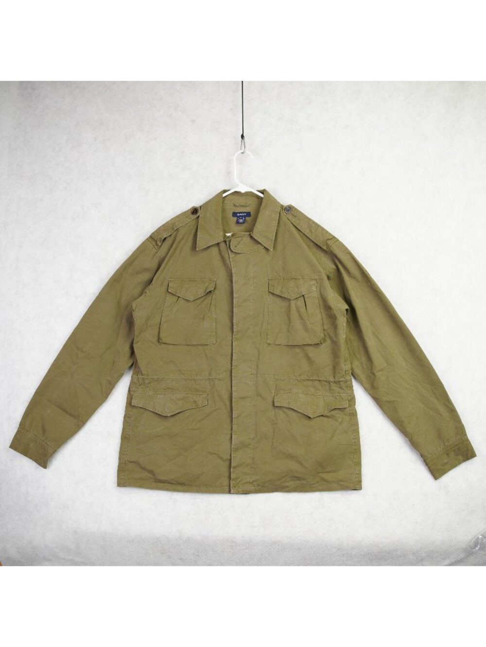 Gant Mens M-43 Military-Style Field Jacket Size 2XL Desert Canvas 4 Pocket